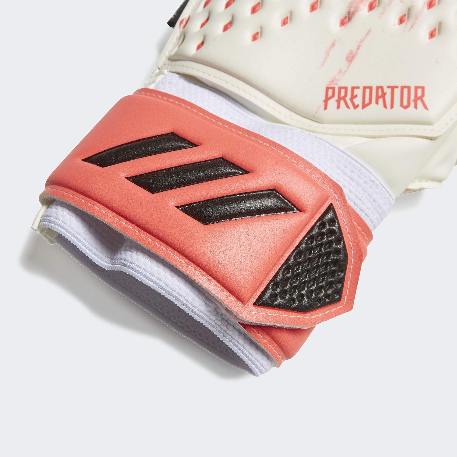 adidas Unisex-Adult Soccer Match Fingersave Goalie Gloves, Predator 20