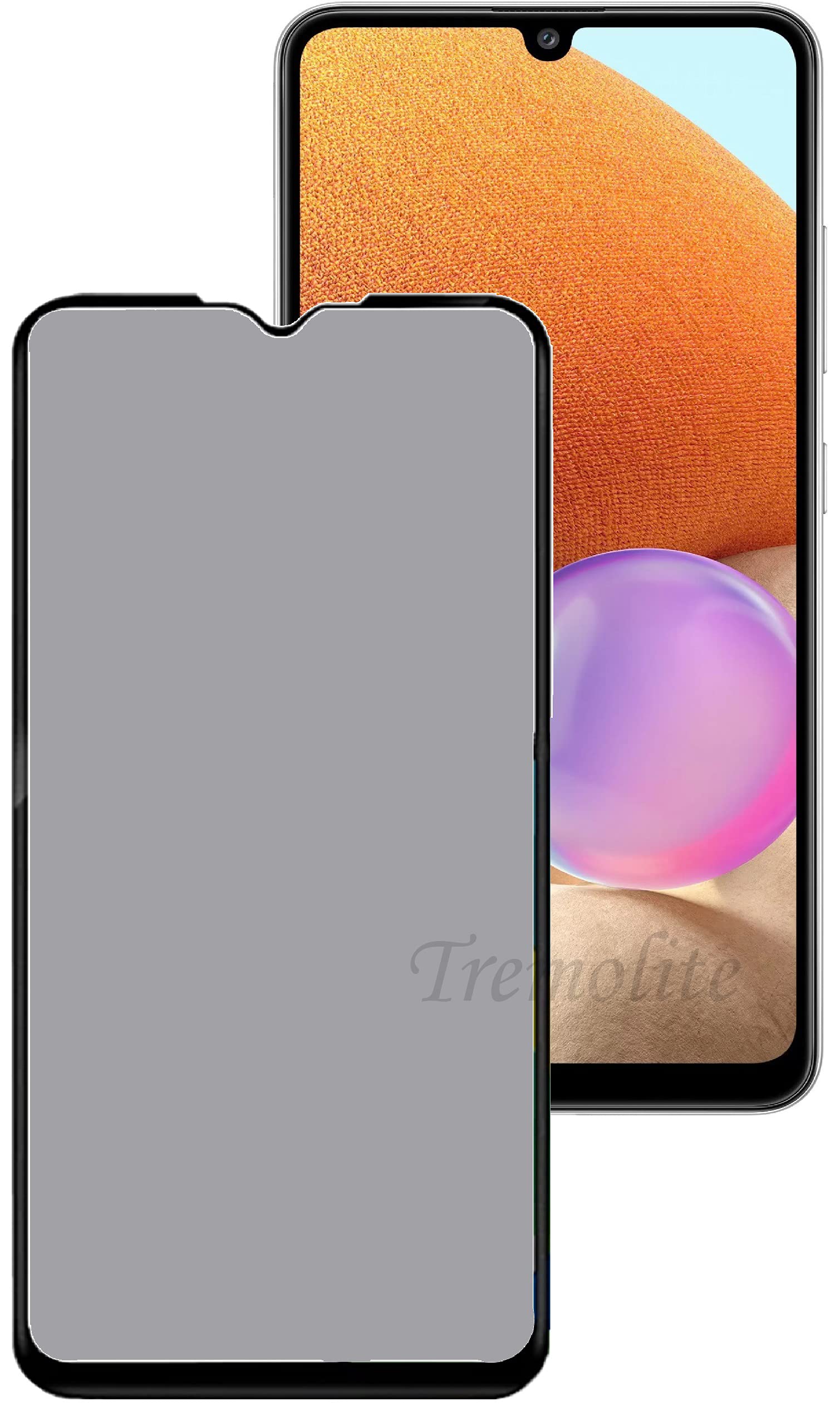 Tremolite® Design for SAMSUNG Galaxy A32 Tempered Glass Matte Finish Screen Protector Guard Front Side [Full Coverage] Anti Glare Anti Fingerprint [Bubble-Free]