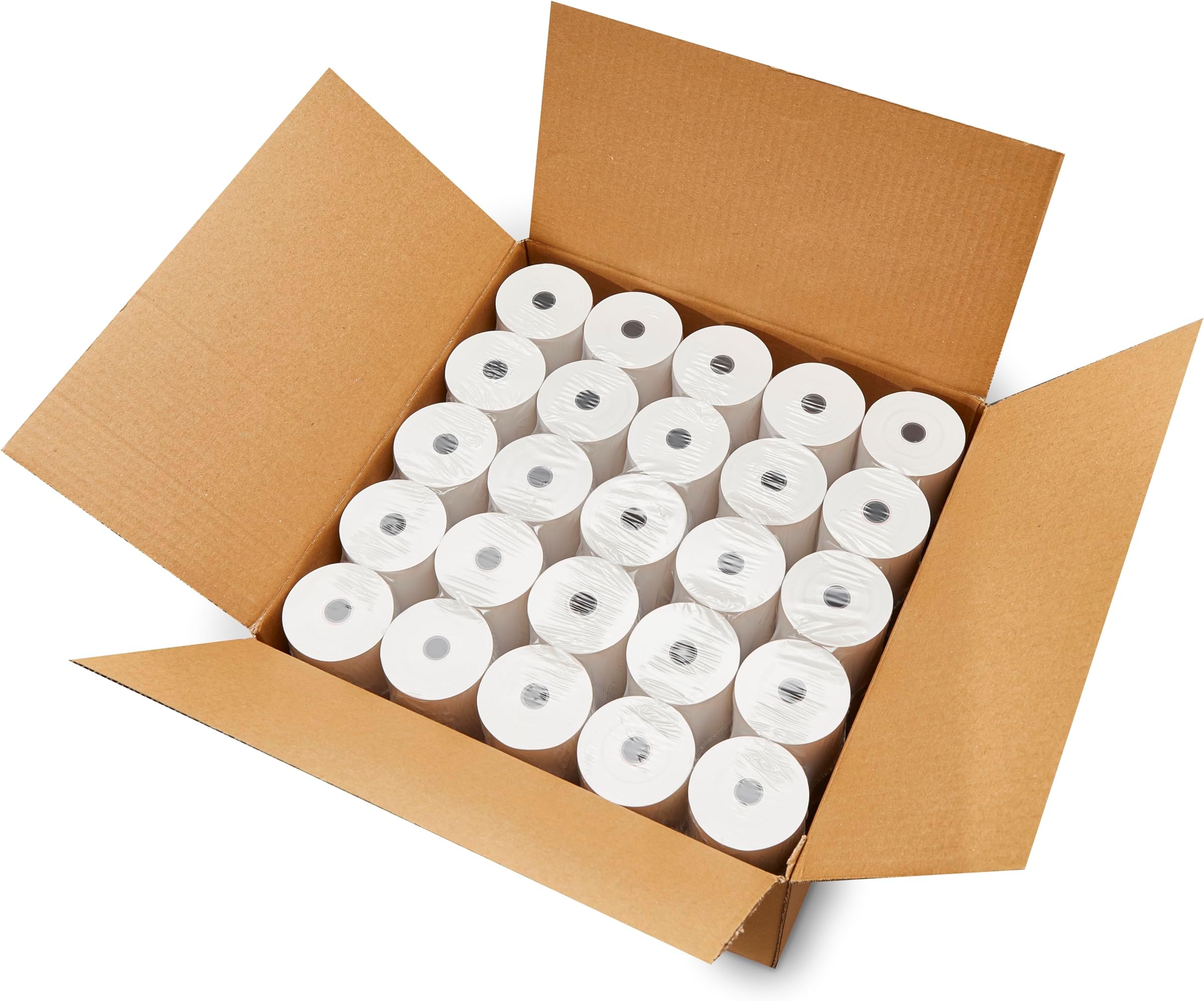 (50 Rolls) 3 1/8 x 230 Thermal Paper Receipt Rolls fits all Clover POS Cash Register Printers, Star Micronics SCP700 TSP100 TSP300 TSP400 TSP500 TSP600 TSP 700 TSP2000 CT S300, 50 GSM