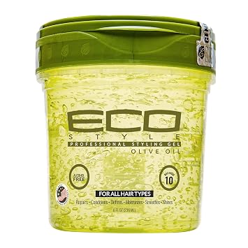 Eco Style Olive Oil Professional Styling Hair Gel, 16 oz (Pack of 3)