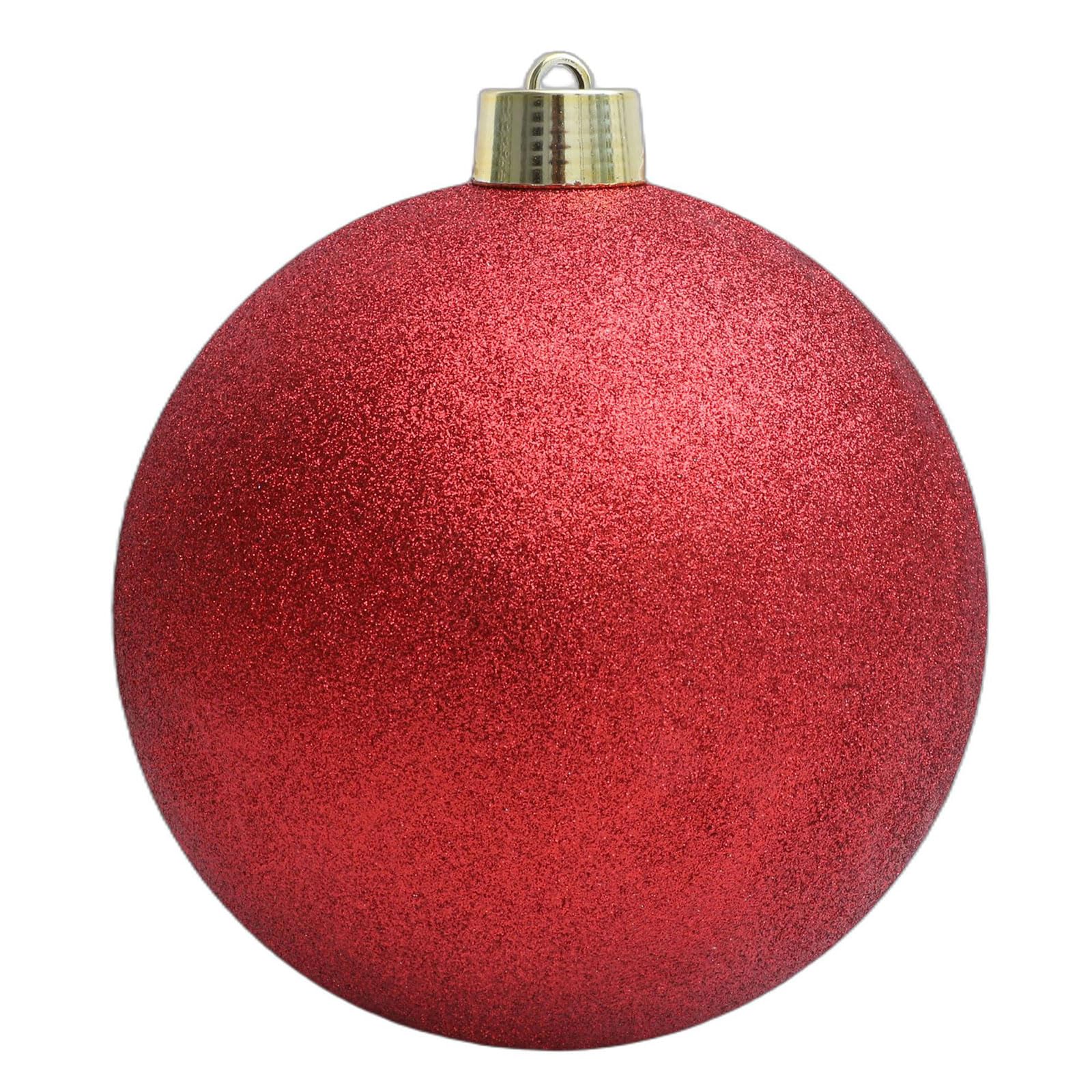 ZEPFJHE Glittering Sequins Christmas Tree Ball Decoration Shatterproof Christmas Baubles Ornament for Door Tree Wreath Mantels Balls Gold
