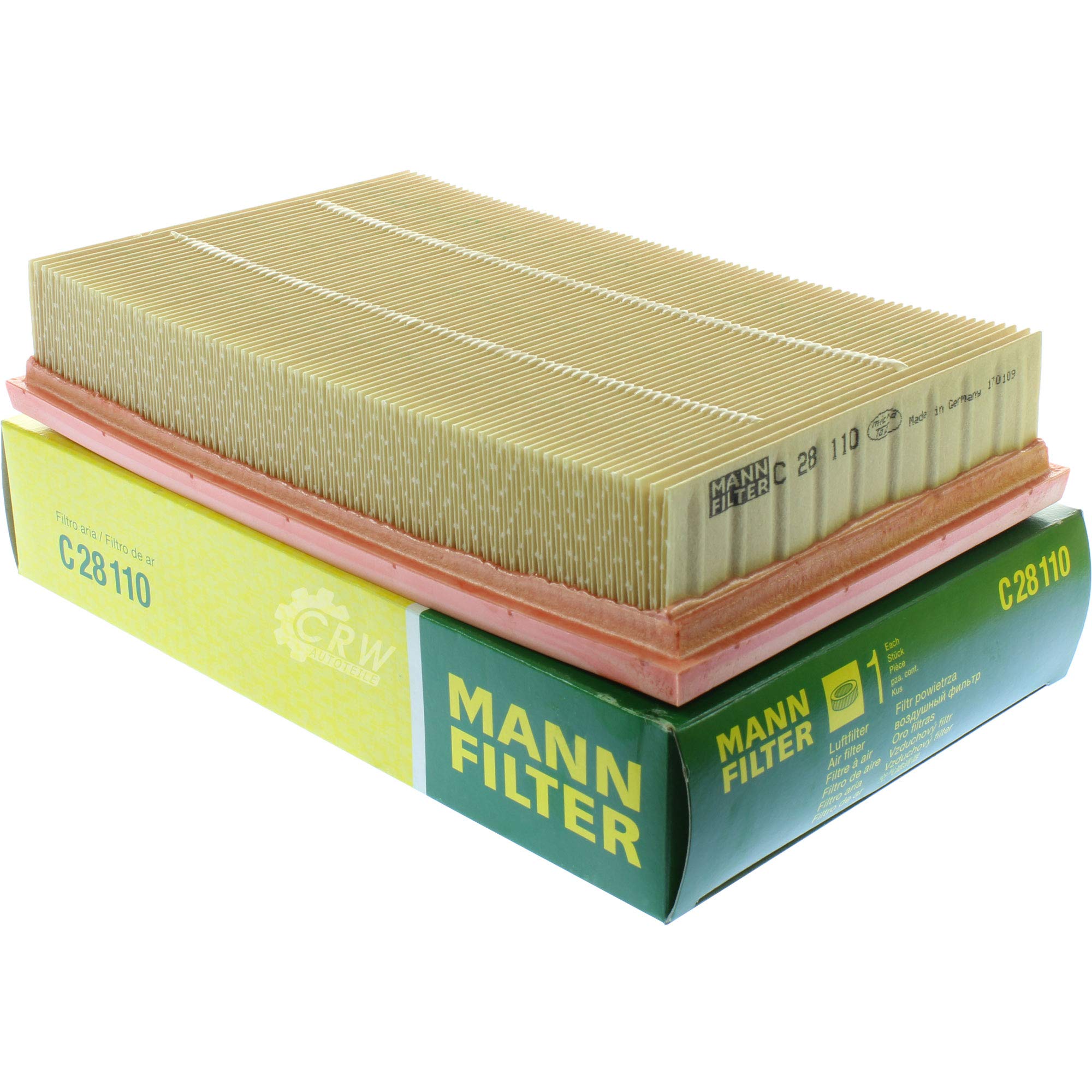 Paquete de inspección Kit de mantenimiento de filtros con filtro de aceite HU 711/51 x, filtro de aire C 28 110, filtro de combustible PU 1018 x, filtro de habitáculo CUK 2440, tornillo de