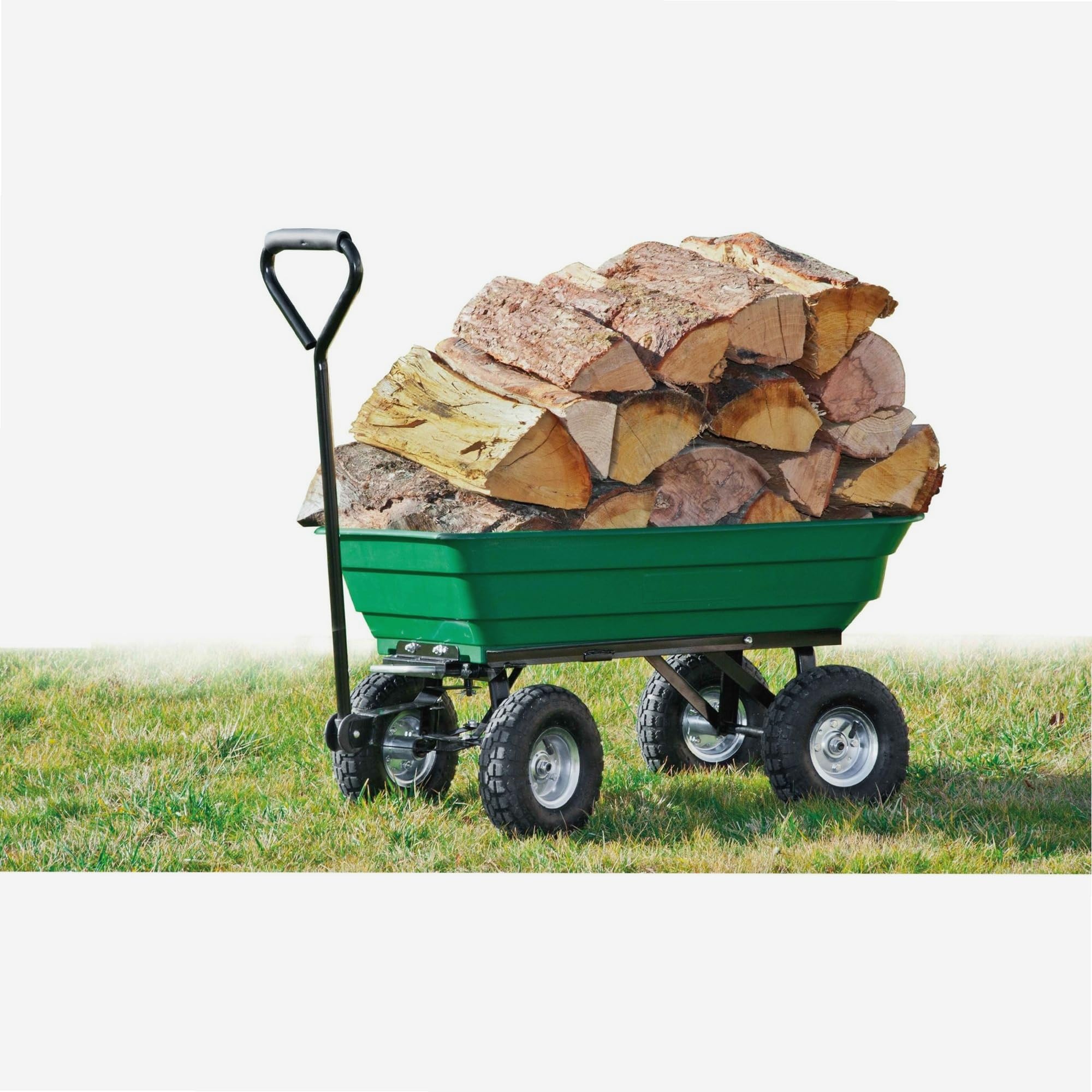 WERKA PRO Carrello rimorchio da Giardino 52 Litri