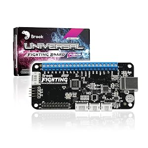 Brook Universal Fighting Board Fusion - Pre-installed header version For PS5 Fighting Games solution compatible with Street Fighter