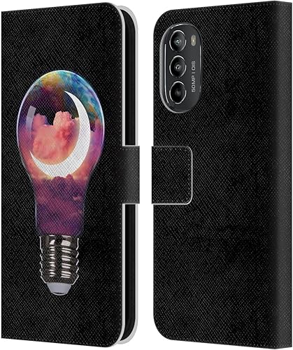 Miniatura 7 de Head Case Designs Officially Licensed Dave Loblaw Synthwave Street Sci-Fi and Surreal Leather Book Wallet Case Cover Compatible with Motorola Moto