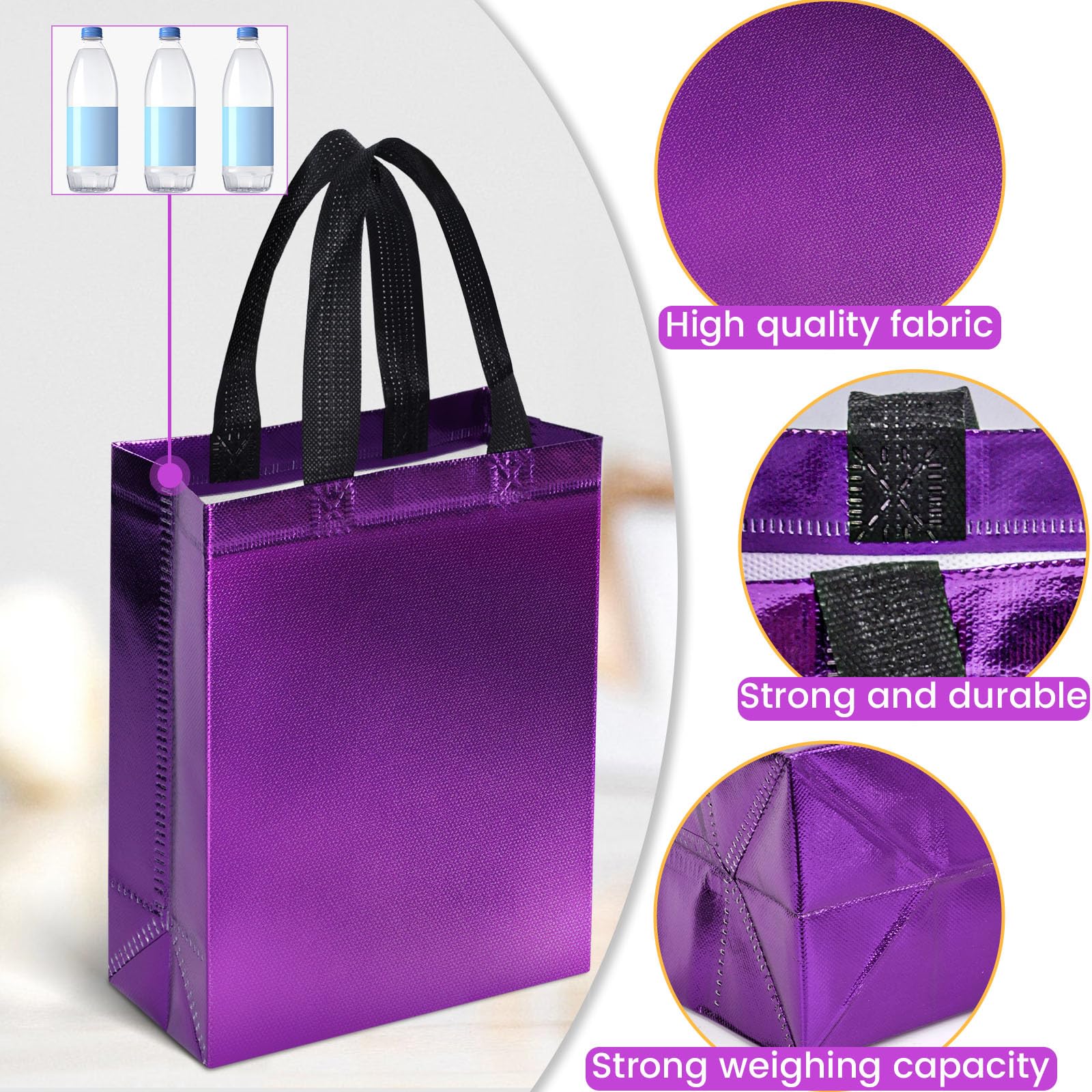 Amazon.com: LovesTown 16 Pack Purple Gift Bags with Handles Amazon.com: LovesTown 16 Pack Purple Gift Bags with Handles