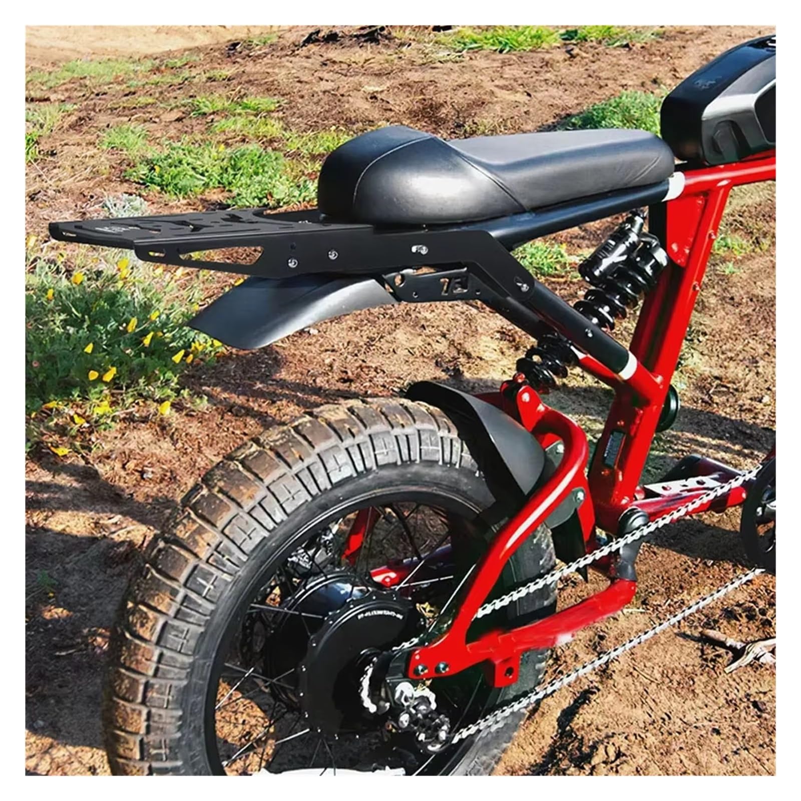 Portapacchi Moto Per Super73 R Portapacchi Posteriore Serie Cestello Ripiano Elettrico Bici Alluminio