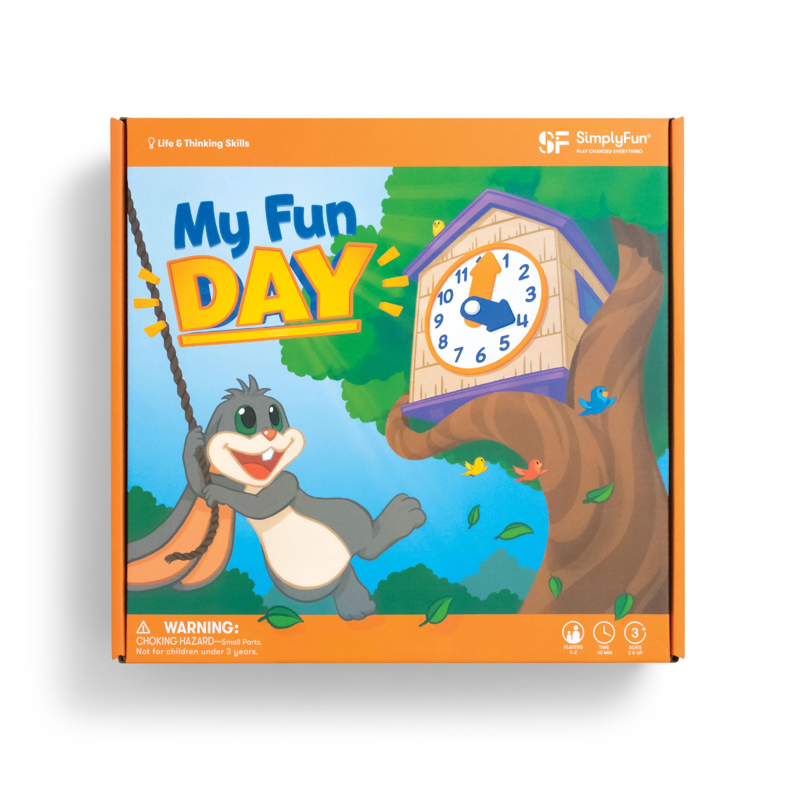 SimplyFun My Fun Day - A Kids Game to Help Tell Time
