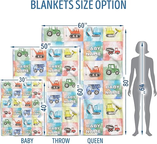 Miniatura 5 de Mantas de bebé personalizadas para niños, manta de bebé, manta de bebé, mantas de bebé niño, mantas de bebé con nombre personalizado, manta de