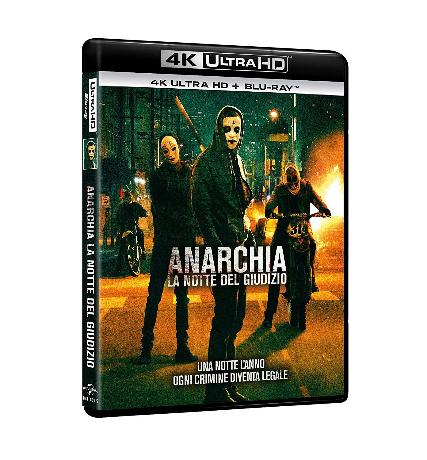 Anarchia La Notte del Giudizio Blu-Ray 4K evita la mala compresión del streaming