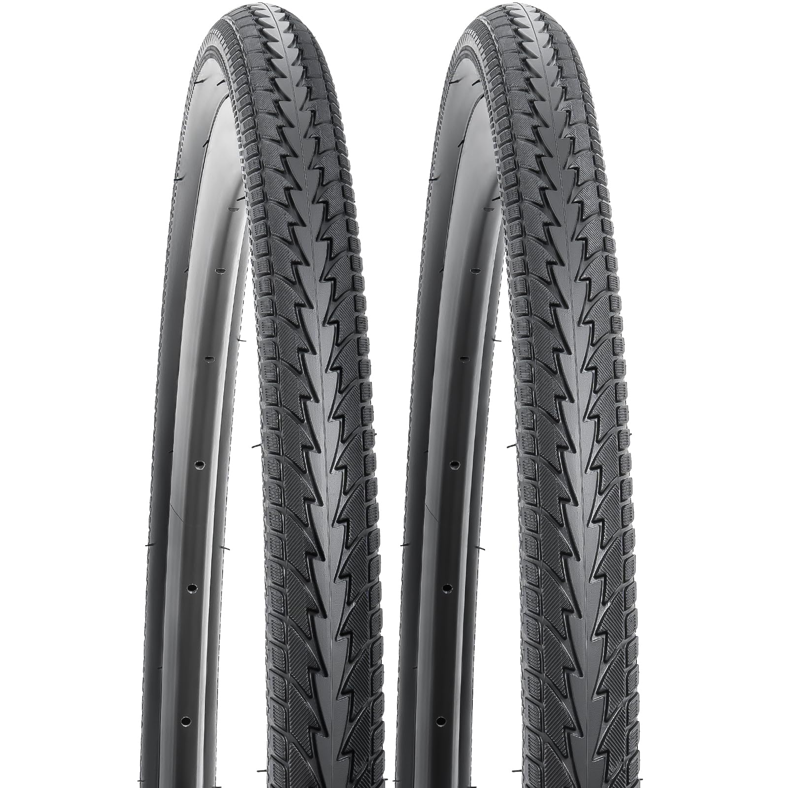 YUNSCM 2-PCS 700C Ruta Bicicleta Cubierta 700x35C 37-622 Compatible with 700x33C 700x34C 700x35C 700x36C 700x37C Bicicleta Bike Cubierta (Y-902)