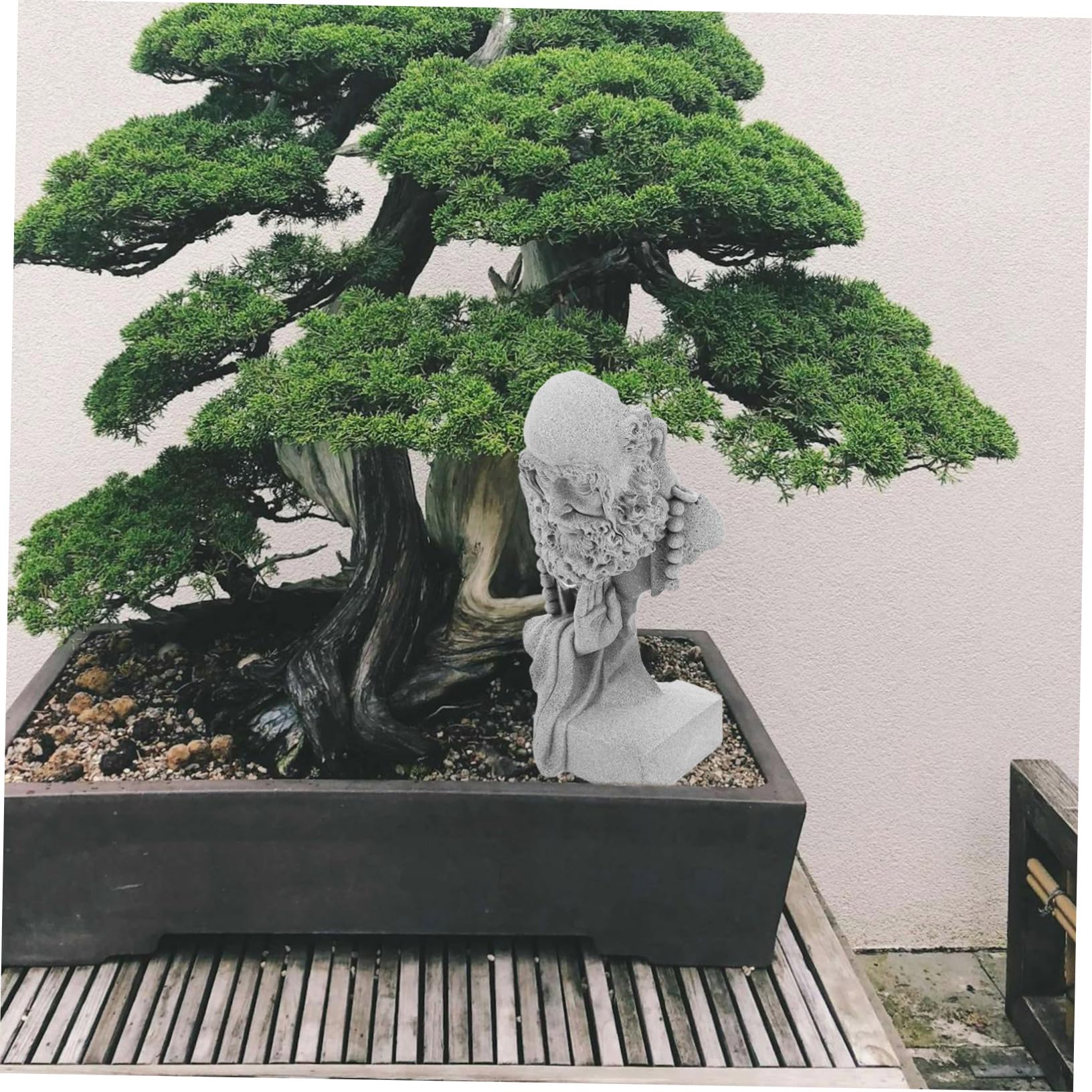 SUPVOX Statuetta Decorativa di Buddha in Stile Cinese per Tavolo e Libreria