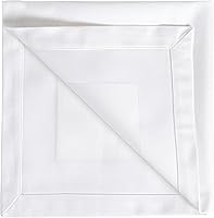 Vista 35 de Fingercraft Juego de 12 servilletas de tela de mezcla de lino y algodón, lavables, calidad premium, fiestas, bodas, servilletas de cena en inglete