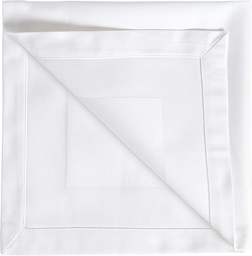 Miniatura 35 de Fingercraft Juego de 12 servilletas de tela de mezcla de lino y algodón, lavables, calidad premium, fiestas, bodas, servilletas de cena en inglete