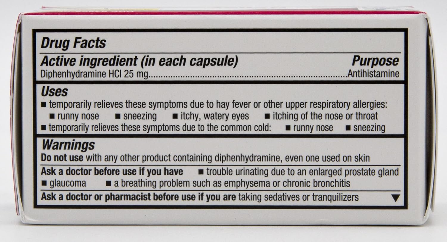 Quality Choice Allergy Relief Antihistamine Medicine 100 Capsules Each (9)