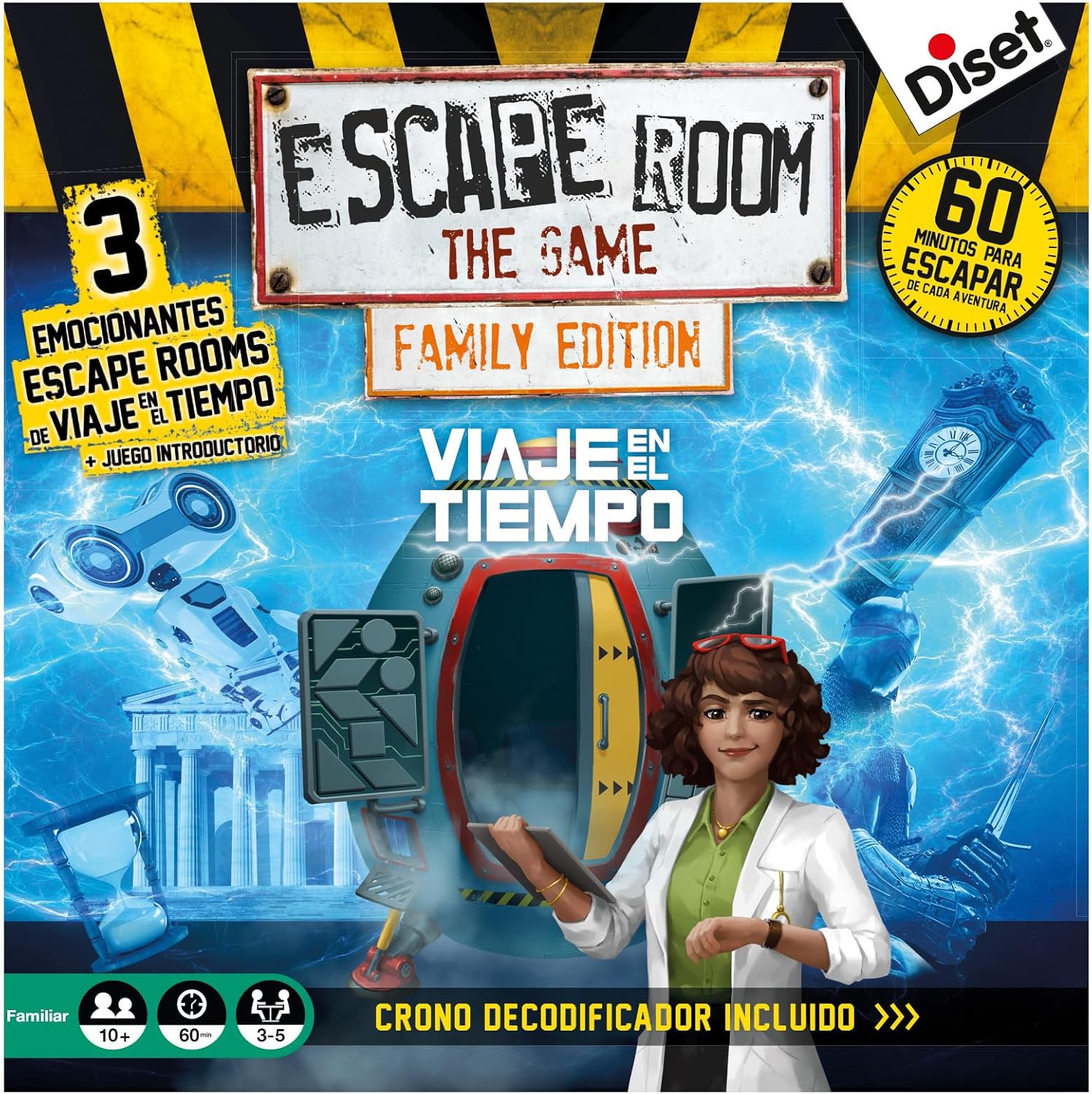 #Juegodemesa Escape Room Family Viaje en el tiempo por 14,60€ ¡¡21% de descuento!!
