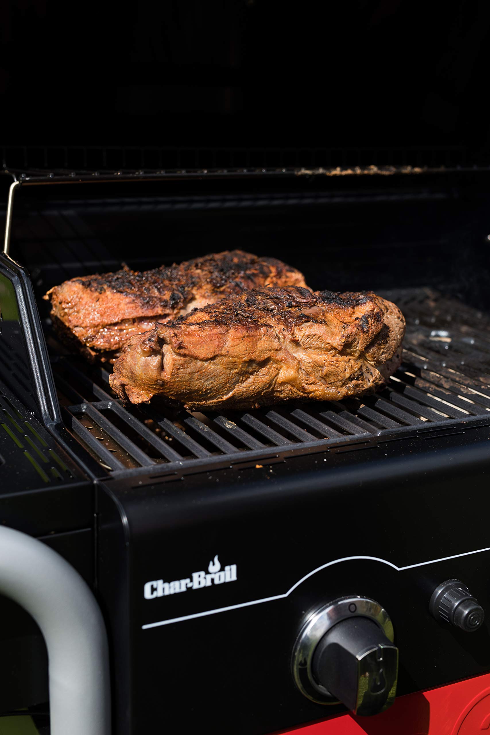 Char-Broil Gasgrill, Kohlegrill Gas2Coal 330 Hybrid Grill, 3 Brenner mit Seitenbrenner - Ideal für draußen, Garten, Terrasse