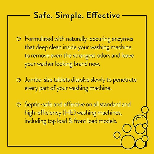 Mollys Suds Washing Machine Cleaner Removes Odors