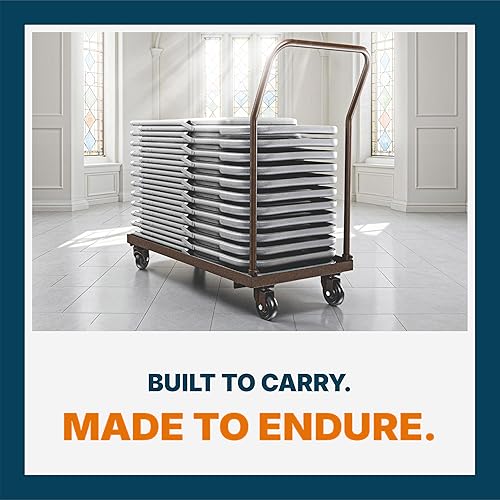 Miniatura 5 de OEF Furnishings Silla plegable Dolly. Almacena y transporta sillas de 17.75 a 18.75 pulgadas de ancho por 19.75 a 20.75 pulgadas de largo. (Combina