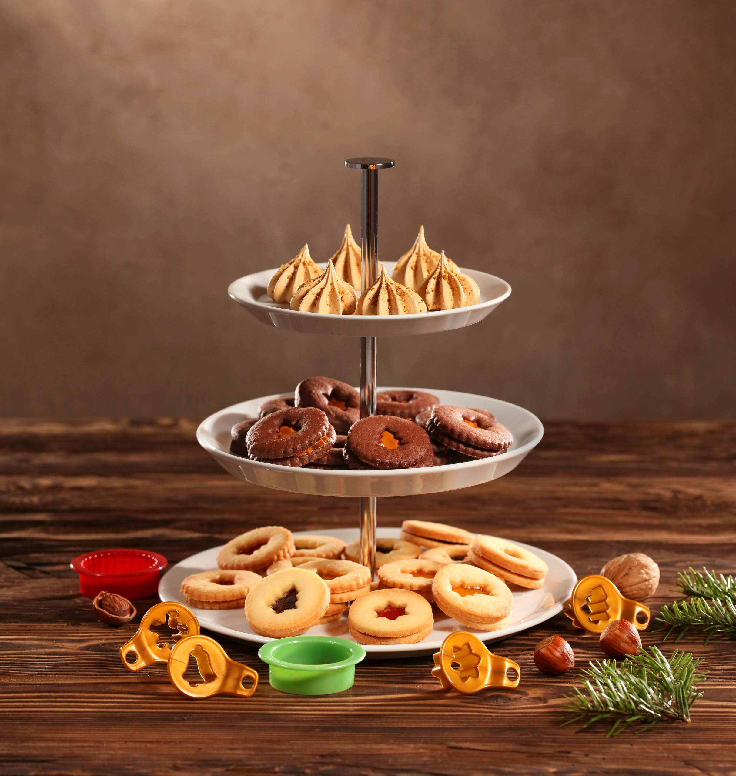 Tescoma Delicia Tagliabiscotti Pupazzo Di Neve: Forma Per Biscotti In Acciaio Inox, 8 Cm - 3