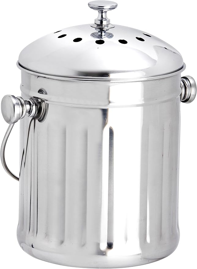 Eddingtons Mini Tabletop Compost Pail/Tea Bag Bin