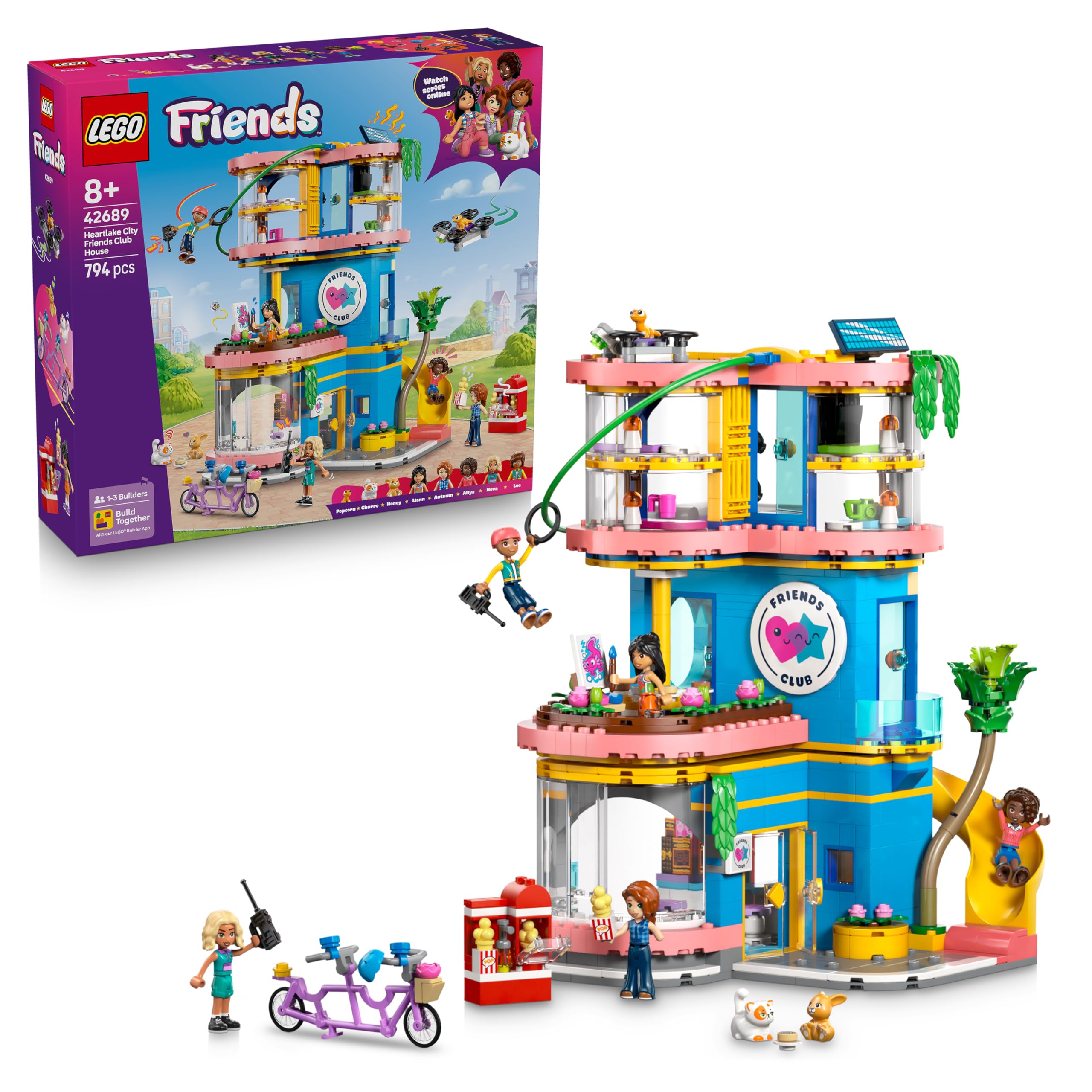LEGO Konstruktionsspielzeug Heartlake City Freundschafts-Clubhaus 42689