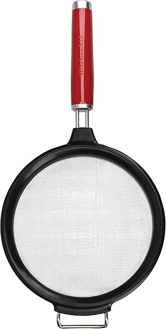 KitchenAid Strainer, Stainless Steel Mesh Sieve  Empire Red