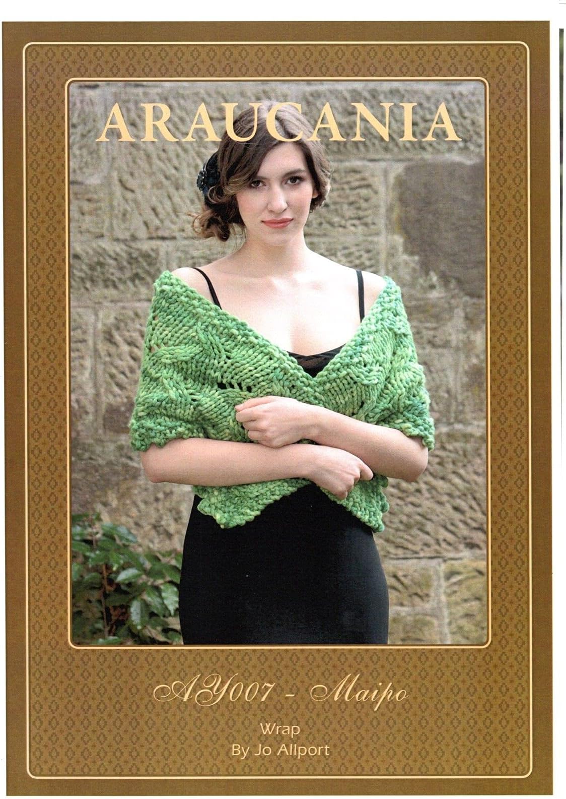 Araucania Knitting Pattern - Maipo Yarn, Ladies Wrap AY007