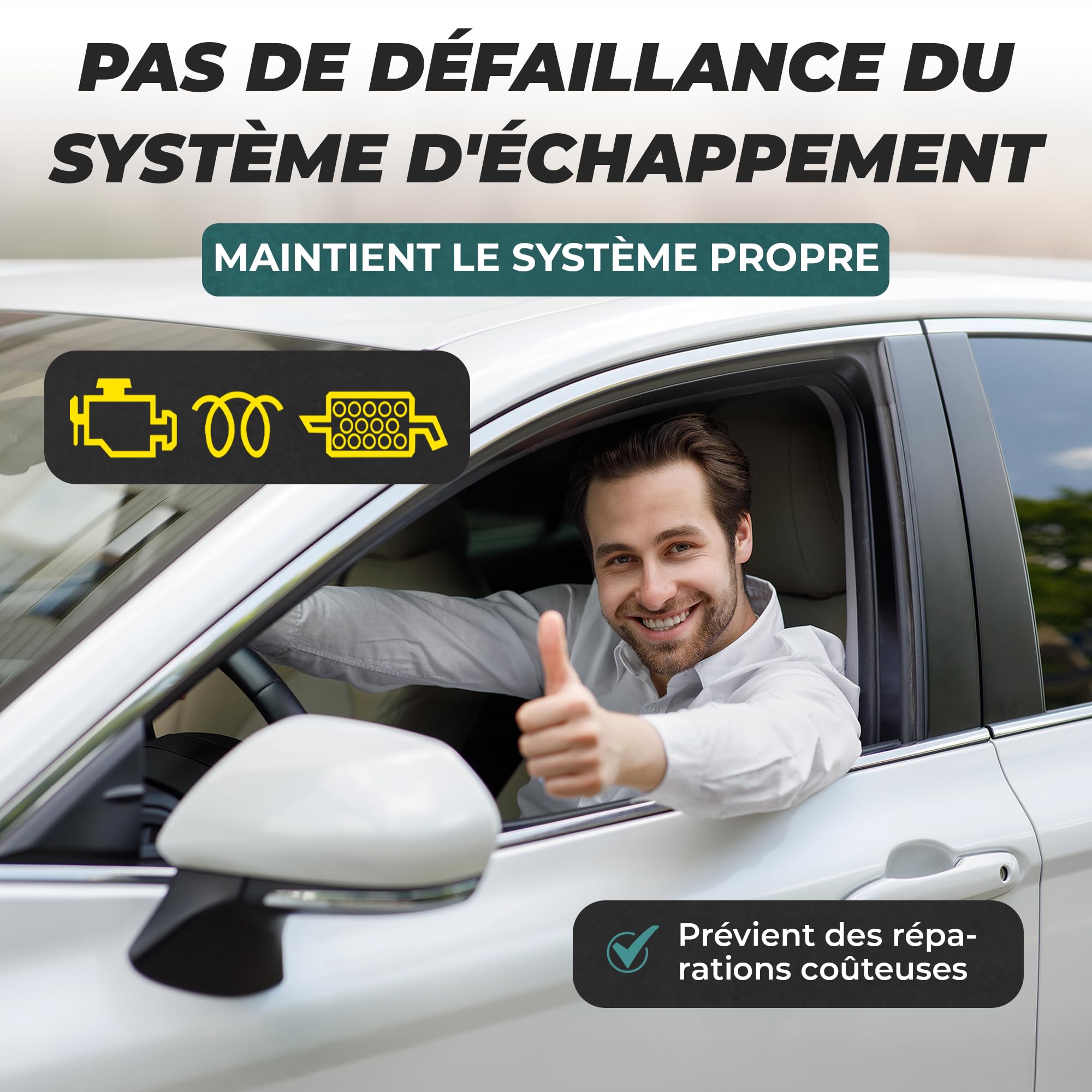 MARTIN STRAUSS Nettoyant Curatif Euro 6 en 1. Décalaminant et Décrassant Système d'échappement et de post traitement des gaz d'échappement diesel : Vanne EGR, Catalyseur, Sonde à Oxygène, Turbo, FAP