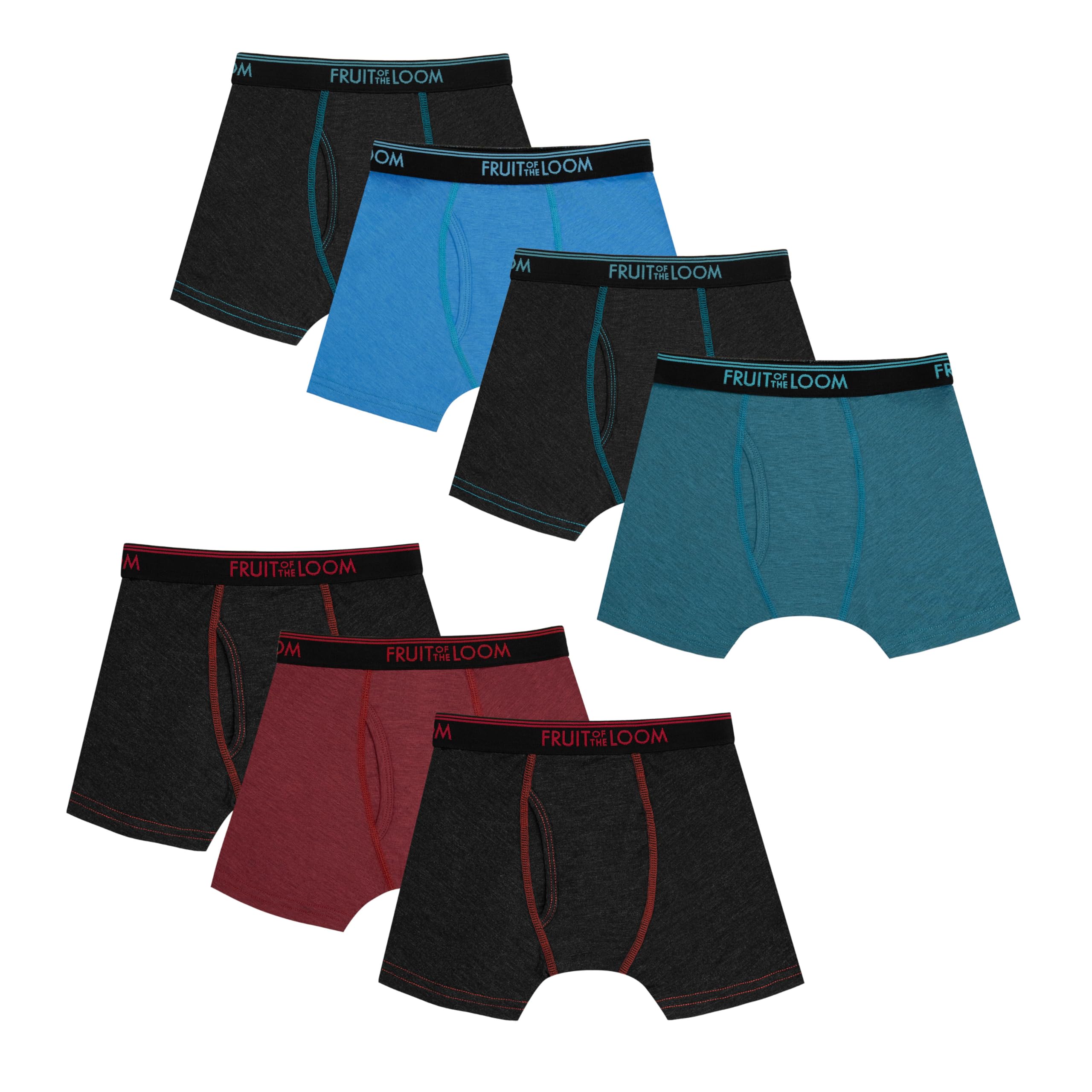 Fruit of the Loom Boys and Toddler Boxer Briefs Tag Free Underwear