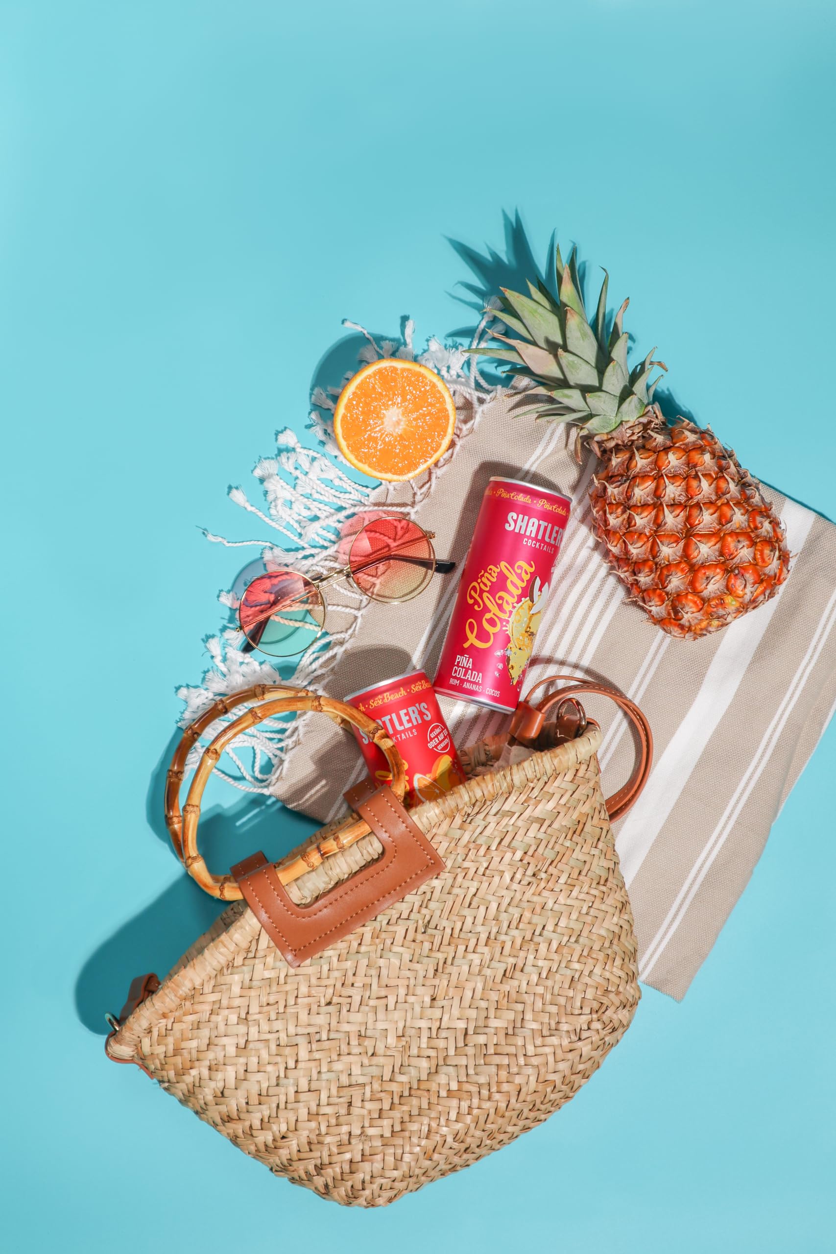 Shatler's Cocktails | Piña Colada | Rum, Ananas und Cocos | 12 x 250ML | 10,1%