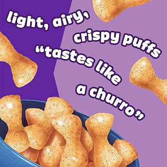 Pringles Mingles Puffed Snacks, Cinnamon and Sugar, Holiday, Sweet Snacks, 5.5oz Bag (1 Bag)