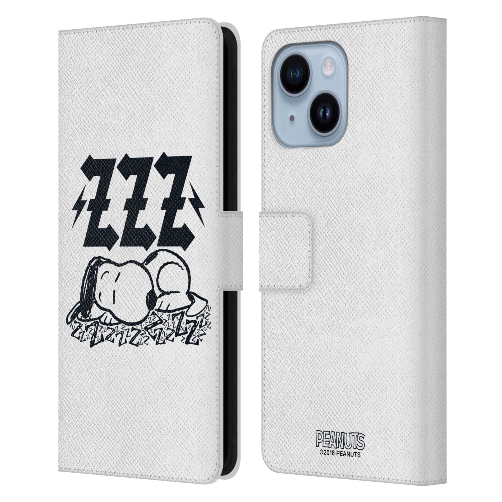 Protection cuir Snoopy pour iPhone 14 Plus à offrir aux fans de Peanuts