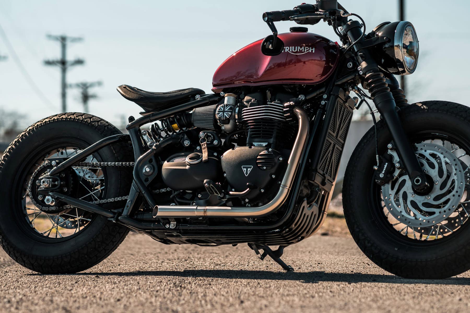 トライアンフボバー MOTONE CUSTOMS アンダーカーバー トライアンフ