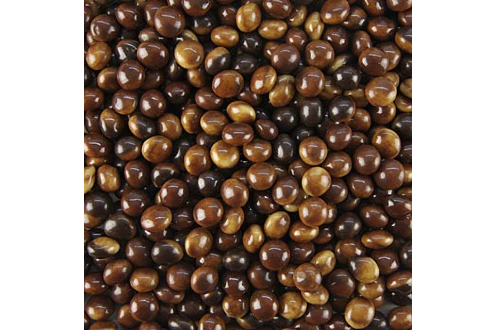 Callets Sensation Marbled, marmorierte Schokoladen-Perlen, 38,9% Kakao, 2,5 kg