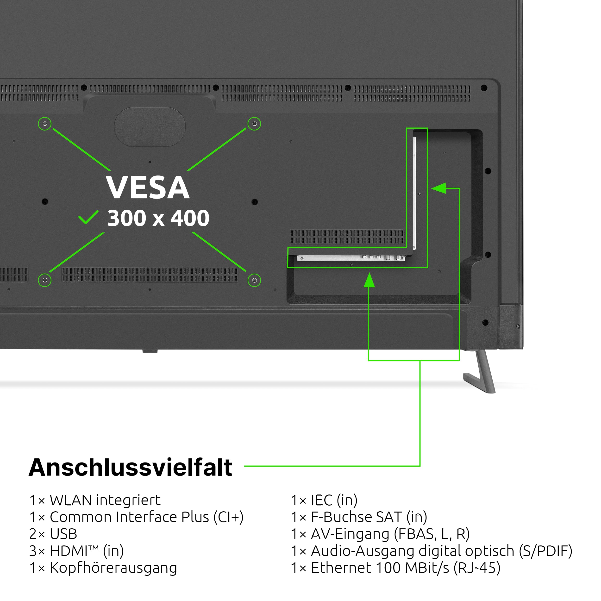 TechniSat TV 65 UHD -/164 cm 4K/UHD Smart Fernseher (Triple Tuner 65 Zoll – Bild 8