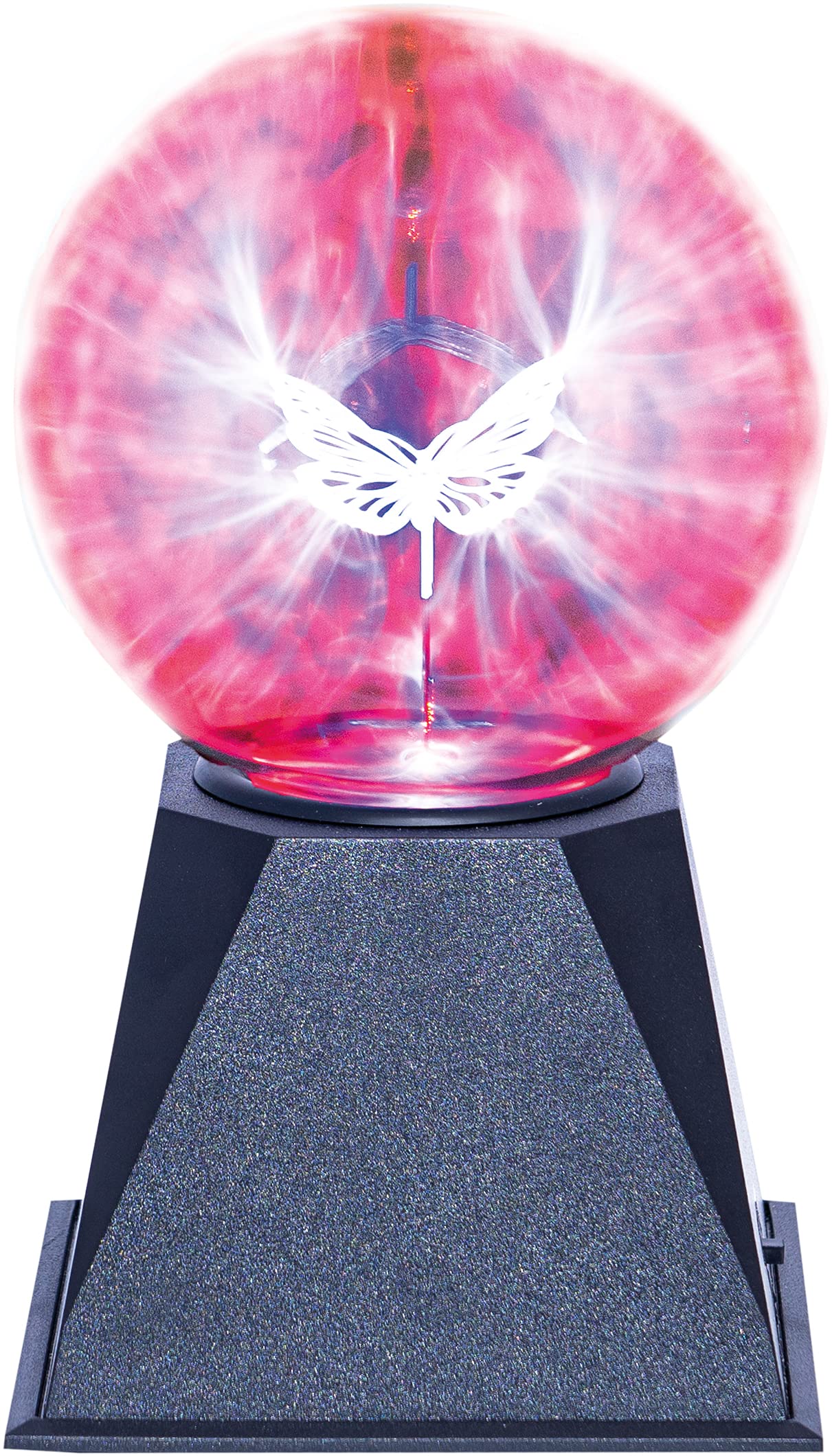 Contact Sensitive 5 Inch Plasma Ball with Butterfly Effect and Power Supply Unit