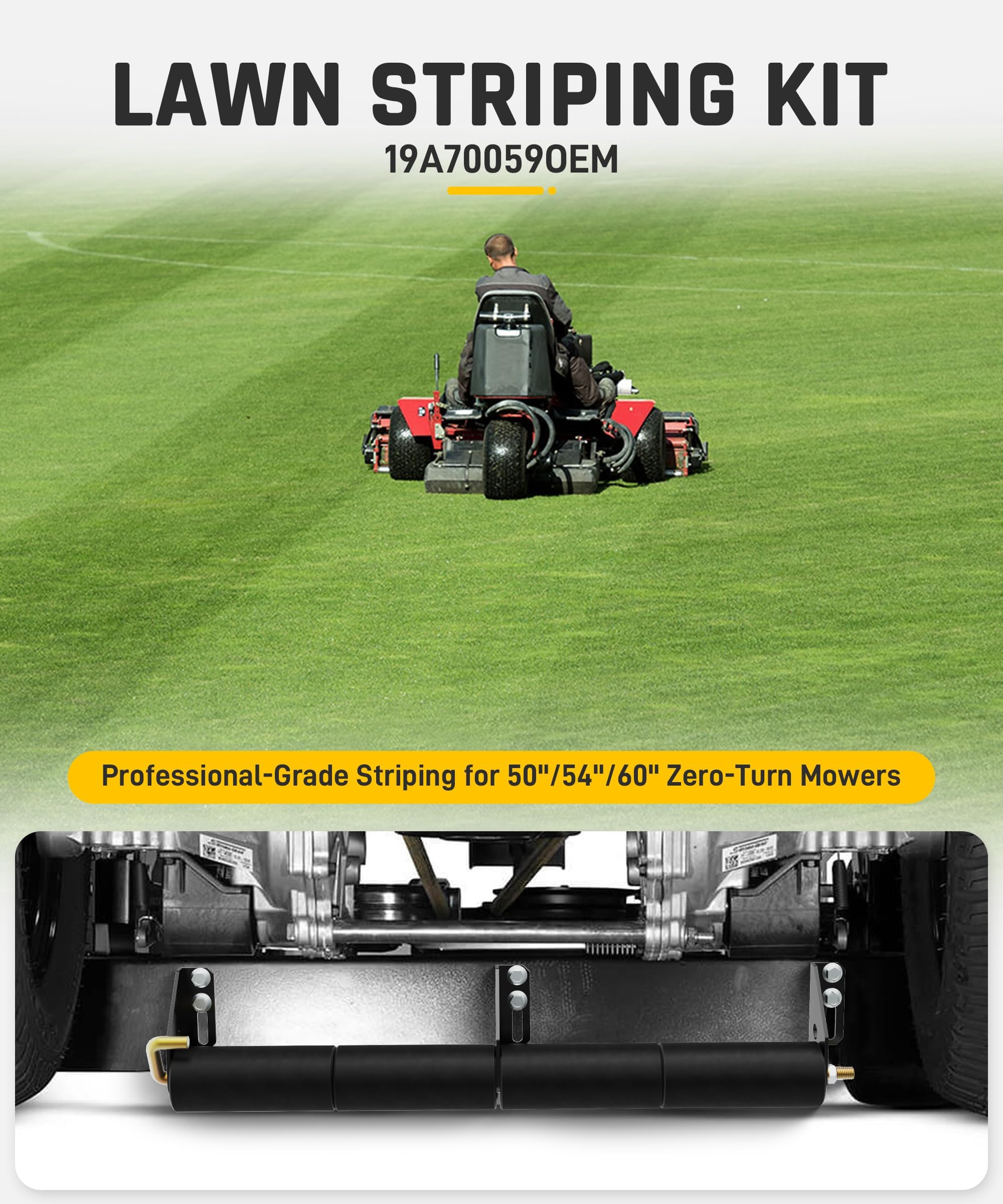 Amazon.com : Wyckoff 19A70059OEM Lawn Striping Kit for 50