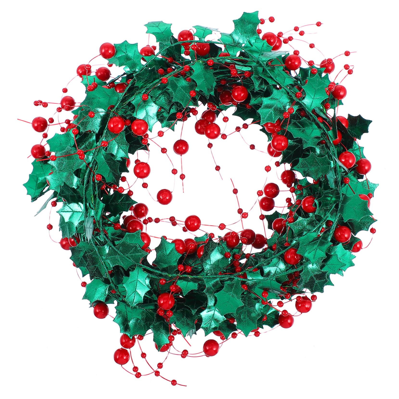 PRETYZOOM 1Roll Christmas Tinsel Wire Garland Decoration for Holiday Parties Metallic Wire Tinsel for Festive Decor and Home Christmas Decorations