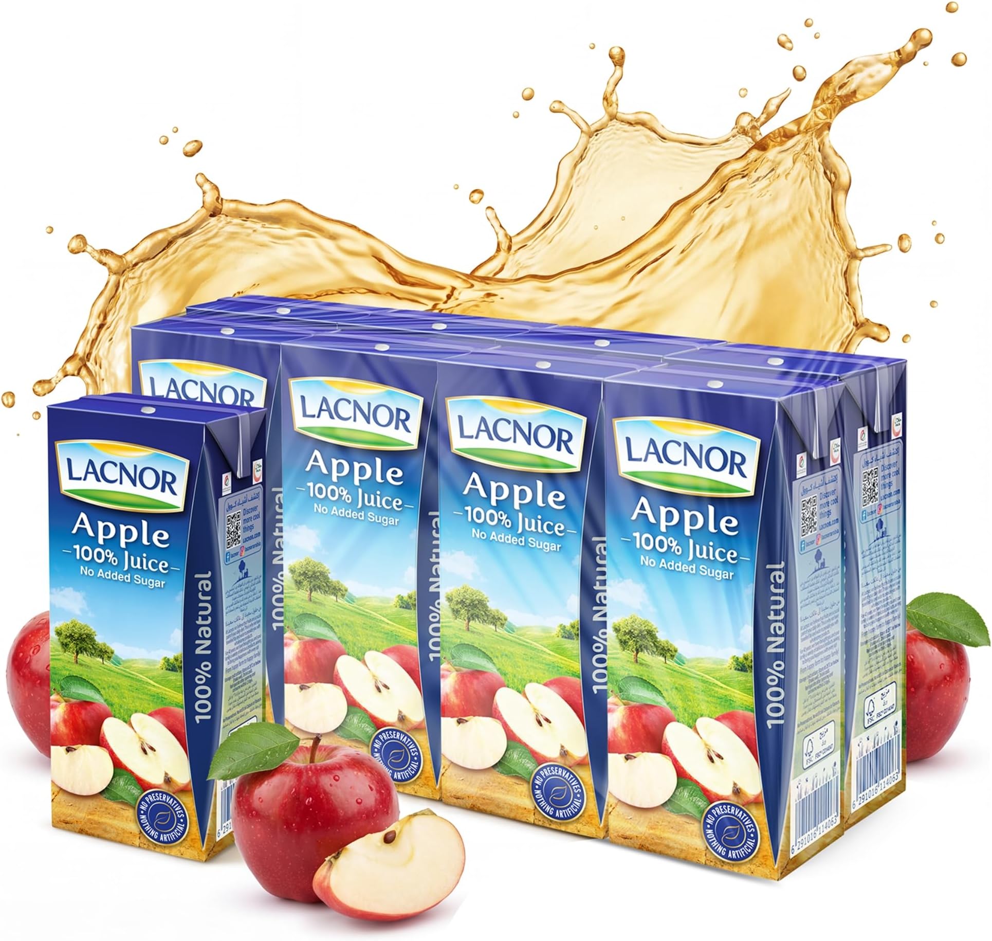 Essentials Apple Juice - 180 ML X 8