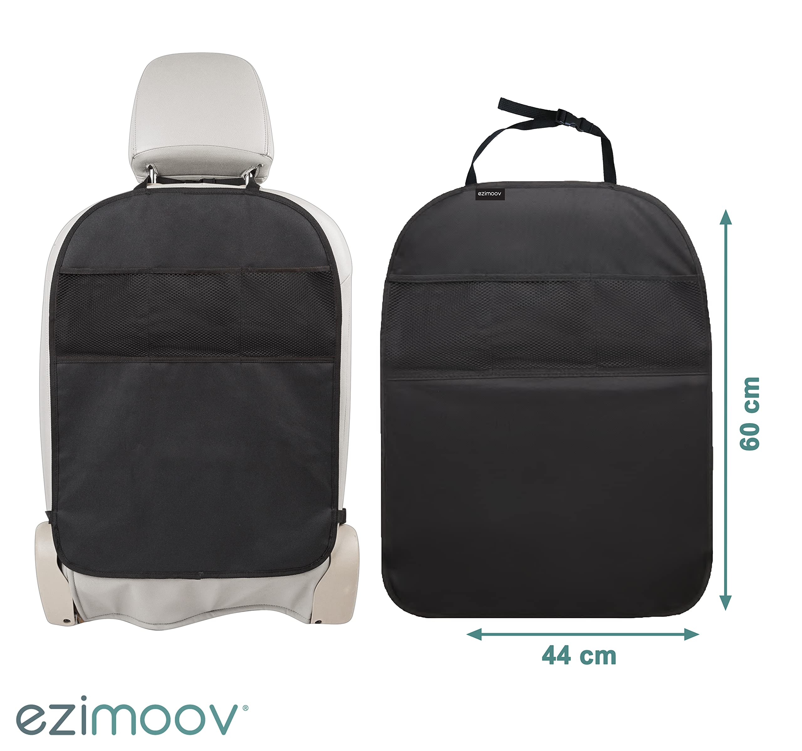 Ezimoov - Universal Waterproof Car Organizer Kids - Seat Cover Front Backrest - Storage - Rpet Manufacturing Recyclable Packaging - View #5