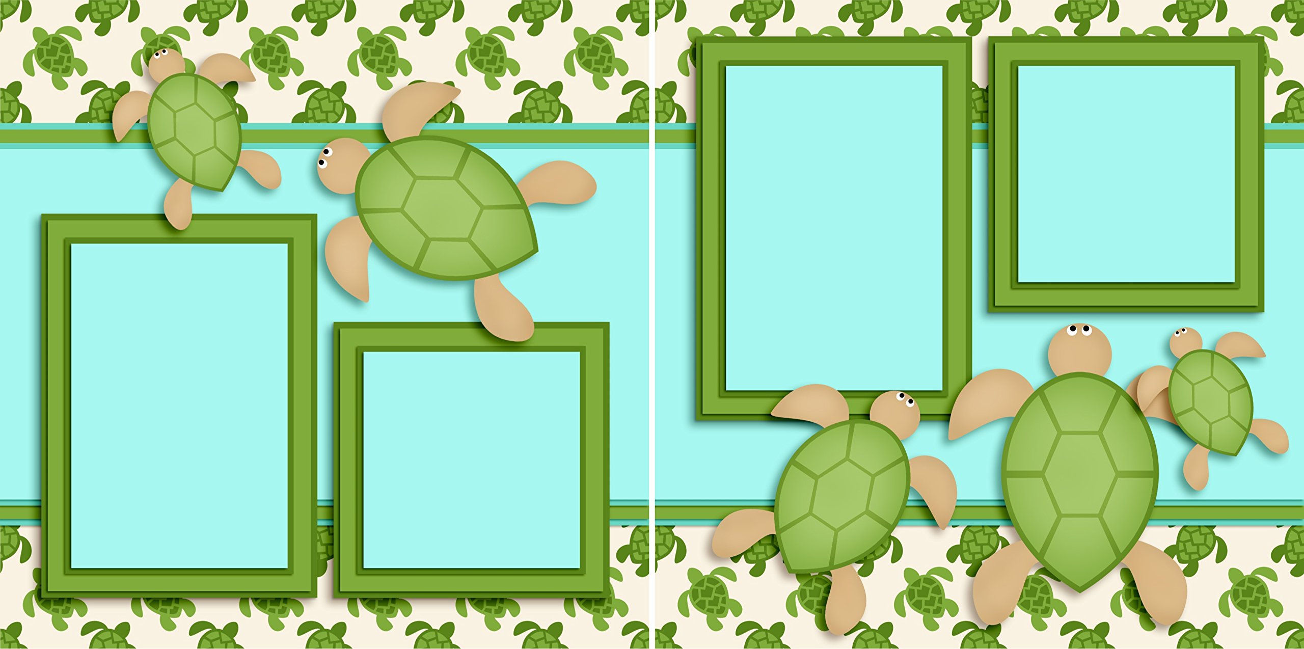 Zestaw scrapbookingu Beach Life - 5 układów podwójnych stron