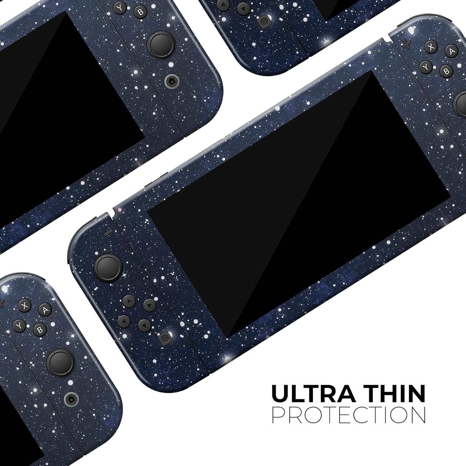 Design Skinz - Compatible with Nintendo Switch OLED Console Bundle - Skin Decal Protective Scratch-Resistant Removable Vinyl Wrap Cover - Bright Starry Sky