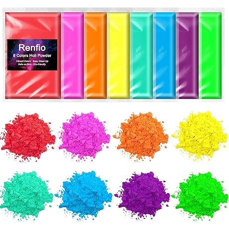 Renfio Color War Powder, Pack of 8
