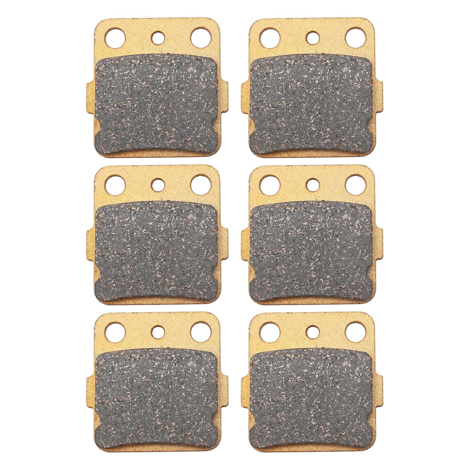 Pastillas de freno delanteras y traseras Semi-Metallic-Pro para Yamaha Raptor 660 350 125 Banshee 350 Warrior 350 Wolverine 350 Blaster 200