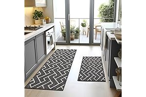 hicorfe Kitchen Rugs and Mats Sets: Non-Slip Comfort for Hallways and More
