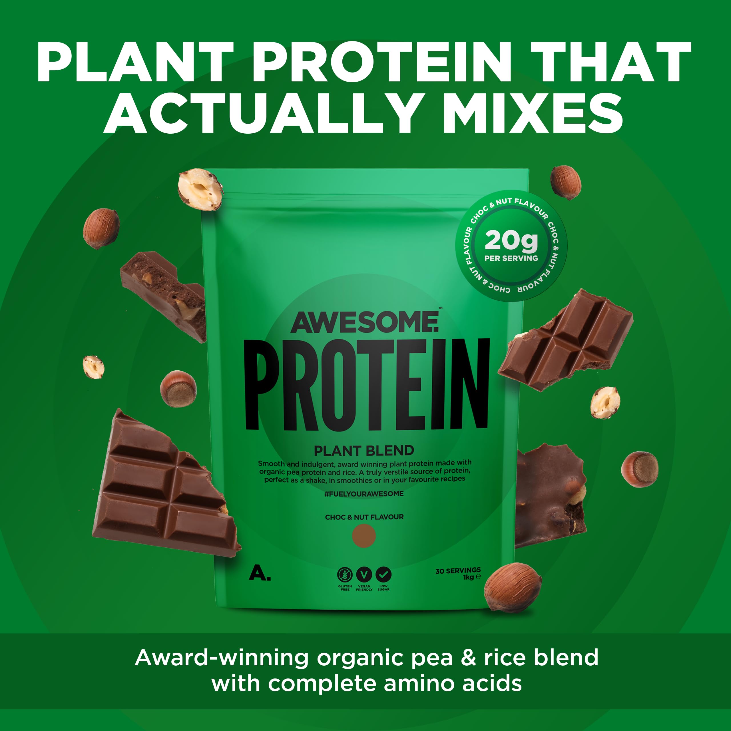 Awesome Supplements – Vegan Protein Powder – High Protein - View #12