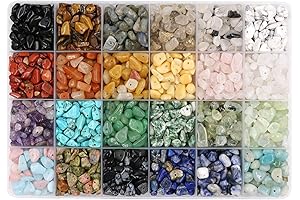 24 Colors Natural Potosala Chip Crystal Stone Bead Drilled Beads