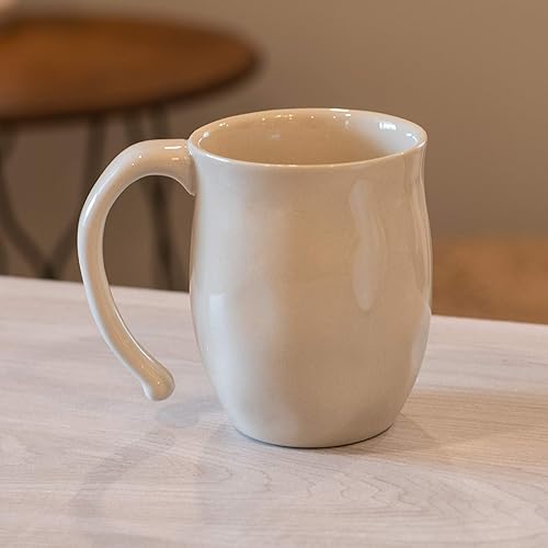 Miniatura 6 de DEMDACO Sisters Forever Heart Cream - Taza de café de cerámica de 16 onzas