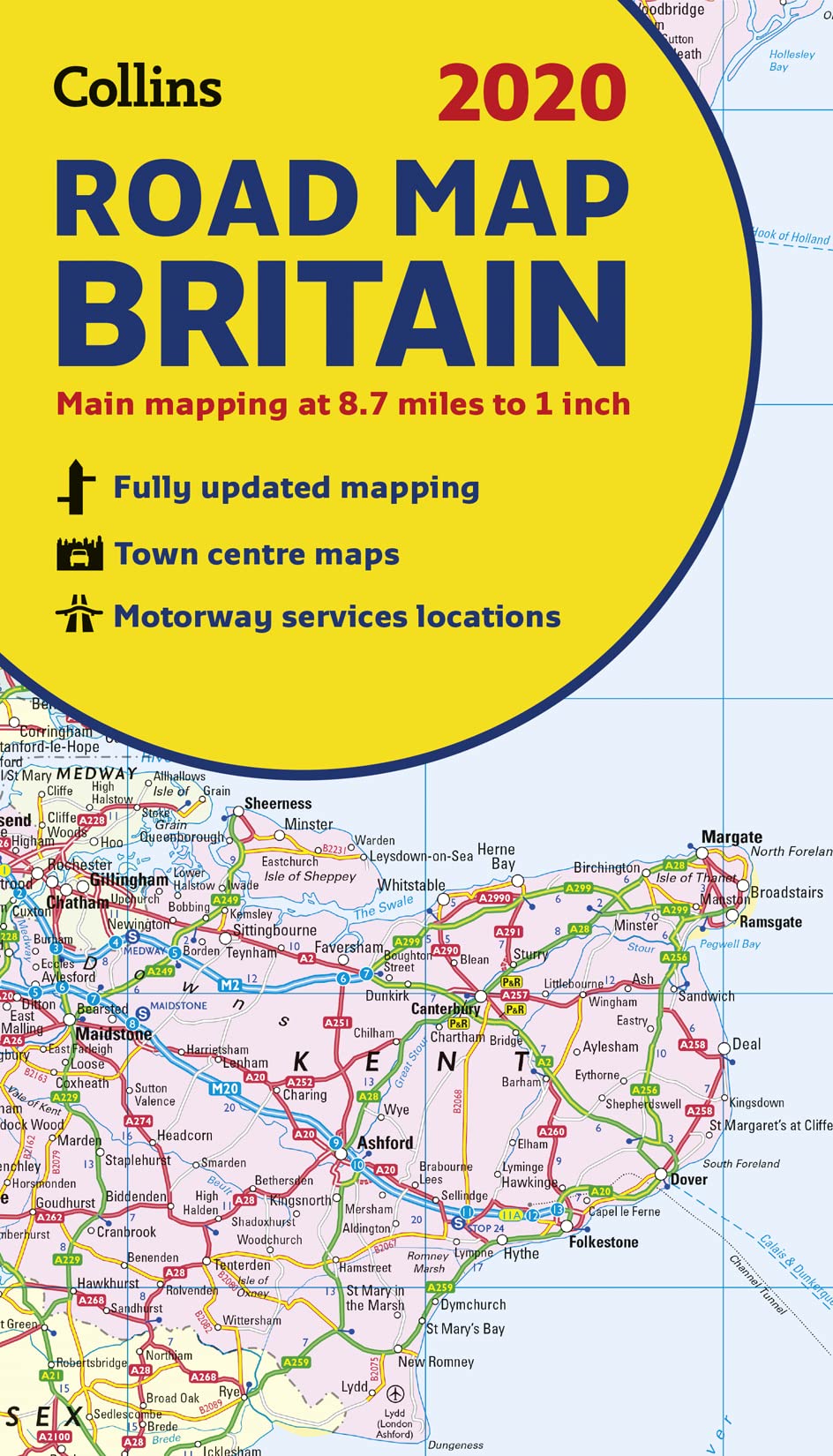 2020 Collins Map of Britain [Idioma Inglés]